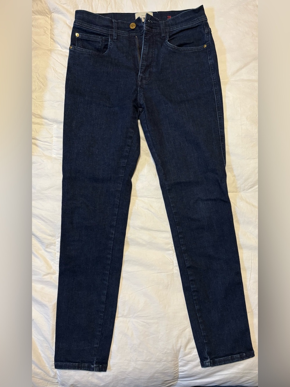Sezane Dark Blue Skinny Jeans